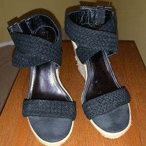 Cute Black Wedges